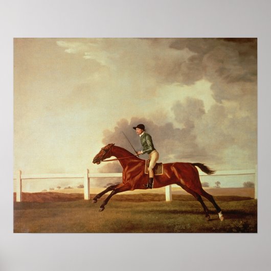 Bay Malton met John Singleton Up, c.1767 Poster (Voorkant)