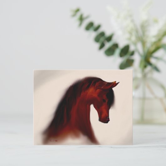 Bay Mare ~ Blank Briefkaart (Staand voorkant)