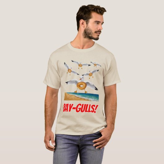 Bay-Meeuwen! T-Shirt (Voorkant volledig)