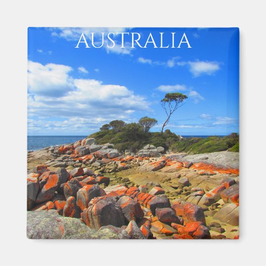Bay of Fires, Tasmania, Australia Magnet (Voorkant)