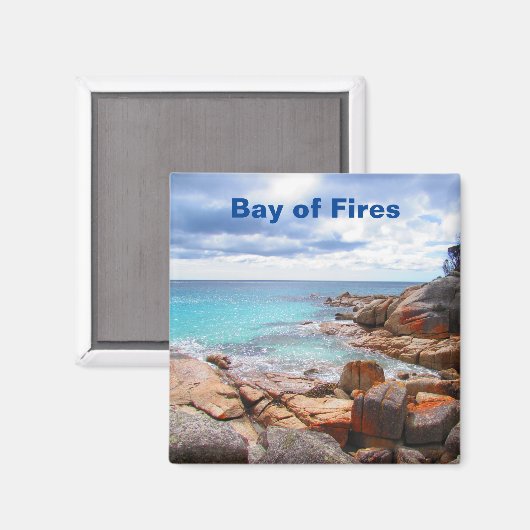 Bay of Fires, Tasmania, Australia Magnet (Voorkant / Achterkant)