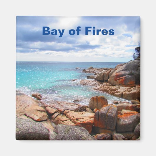 Bay of Fires, Tasmania, Australia Magnet (Voorkant)