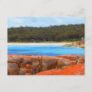 Bay of Fires, Tasmania, Australië Briefkaart