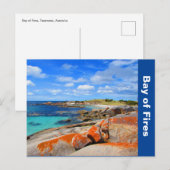 Bay of Fires, Tasmania, Australië Briefkaart (Voorkant / Achterkant)