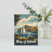 Bay of Islands reisadvertentie Briefkaart (Staand voorkant)