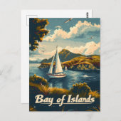 Bay of Islands reisadvertentie Briefkaart (Voorkant / Achterkant)