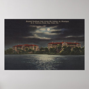 Bay Pines, Florida - Uitzicht van het ziekenhuis i Poster