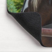 Bay Pinto Amish Buggy Paard Muismat (Hoek)