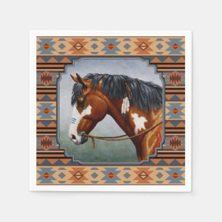 Bay Pinto War Horse Southwestern Design Servet