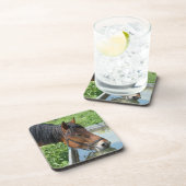 Bay-Pony Drink van de waterloop Bier Onderzetter (Rechterzijde)