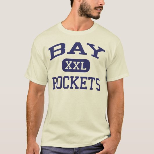 Bay - Rockets - Bay High School - Bay Village Ohio T-shirt (Voorkant)
