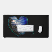 Bay 's nachts, Dolphin Love, add Jouw tekst Bureaumat (Keyboard & Muis)