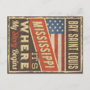 Bay Saint Louis Mississippi Briefkaart