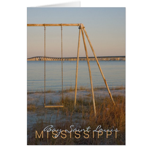 Bay Saint Louis, MS "gereserveerde zitplaatsen bes (Voorkant)