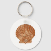 Bay Scallop Shell Sleutelhanger (Voorkant)