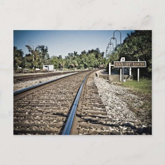 Bay St. Louis Railroad Briefkaart (Voorkant)