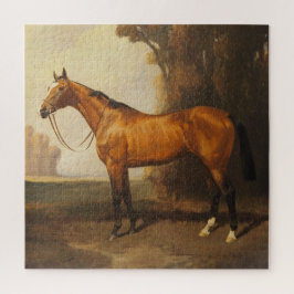 Bay Thoroughbred  Painting van James Palmer Legpuzzel