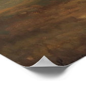 Bay Thoroughbred Painting van James Palmer Poster (Hoek)