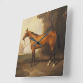 Bay Thoroughbred  Painting van James Palmer Vierkante Klok (Hoek)