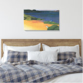 Bay Tregastel van Felix Vallotton, Fine Art Canvas Afdruk (Insitu (Slaapkamer))