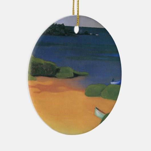 Bay Tregastel van Felix Vallotton, Fine Art Keramisch Ornament (Rechts)