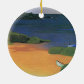 Bay Tregastel van Felix Vallotton, Fine Art Keramisch Ornament (Achterkant)