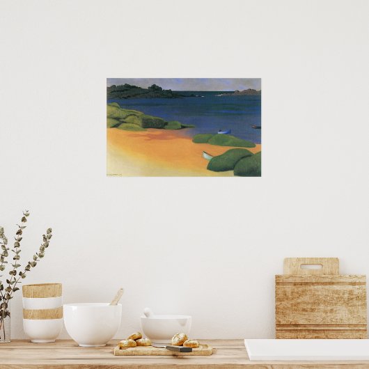 Bay Tregastel van Felix Vallotton, Fine Art Poster (Keuken)