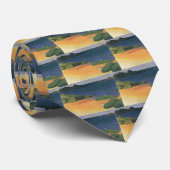 Bay Tregastel van Felix Vallotton, Fine Art Stropdas (Opgerold)