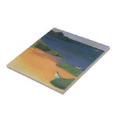 Bay Tregastel van Felix Vallotton, Fine Art Tegeltje (Zijkant)