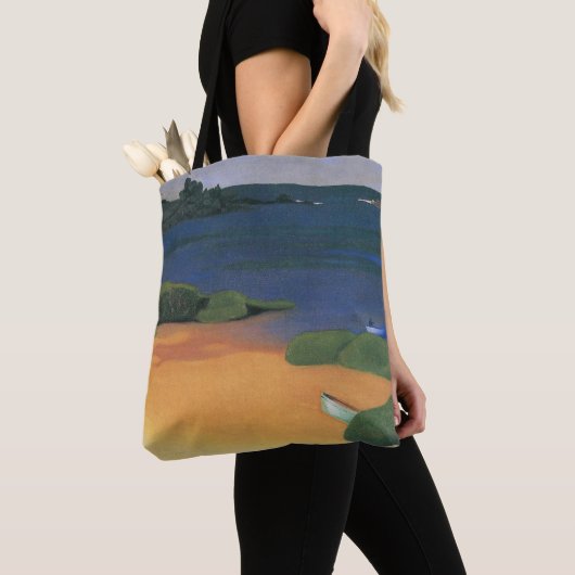 Bay Tregastel van Felix Vallotton, Fine Art Tote Bag (Dichtbij)