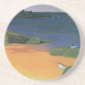 Bay Tregastel van Felix Vallotton, Fine Art Zandsteen Onderzetter (Voorkant)