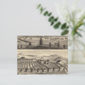 Bay Uitzicht en residentie van JR Roos Briefkaart (Staand voorkant)