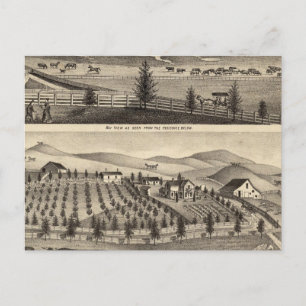 Bay Uitzicht en residentie van JR Roos Briefkaart