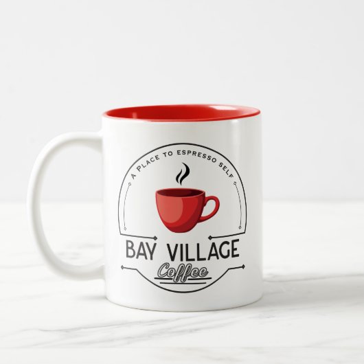 Bay Village Tweekleurige Koffiemok (Links)