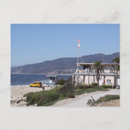 Bay Watch Los Angeles Briefkaart (Voorkant)