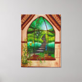 Bay Window Canvas Afdruk (Voorkant)