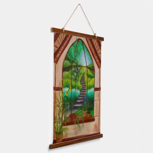 Bay Window Hangend Wandkleed (Gebogen)