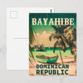 Bayahibe Dominicaanse Republiek - Retro Vintage 60 Briefkaart (Voorkant / Achterkant)