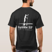 Bayahibe SUP Logo voor en achter (Donker) T-shirt (Achterkant)