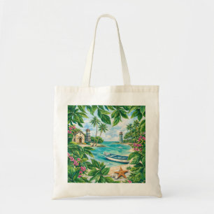 Bayahibe Tropische Vuurtoren Strand Tote Bag