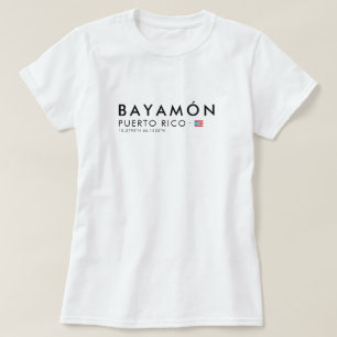 Bayamon Puerto Rico T-Shirt   Coördinaten T-shirt