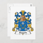 Bayard Family Crest Briefkaart (Voorkant / Achterkant)