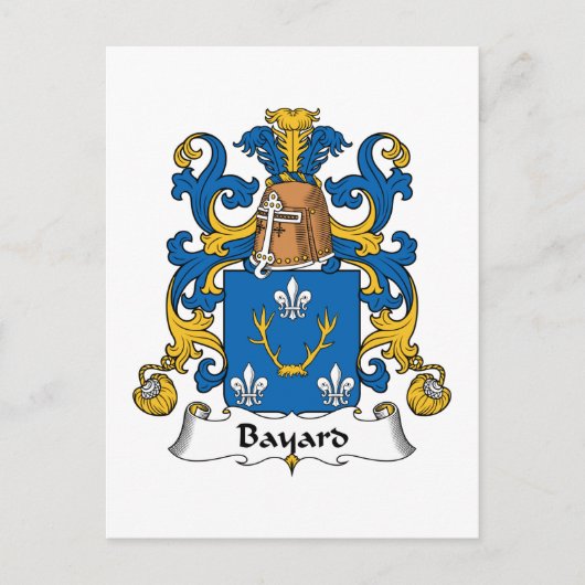 Bayard Family Crest Briefkaart (Voorkant)