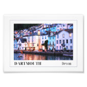Bayards Cove, Dartmouth, Devon Foto Afdruk (Voorkant)