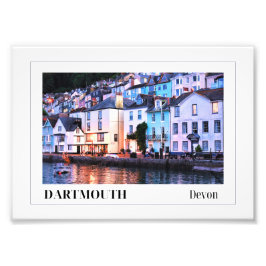 Bayards Cove, Dartmouth, Devon Foto Afdruk