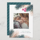 Bayas DE Navidad van Pino y Feestdagenkaart (Voorkant / Achterkant)