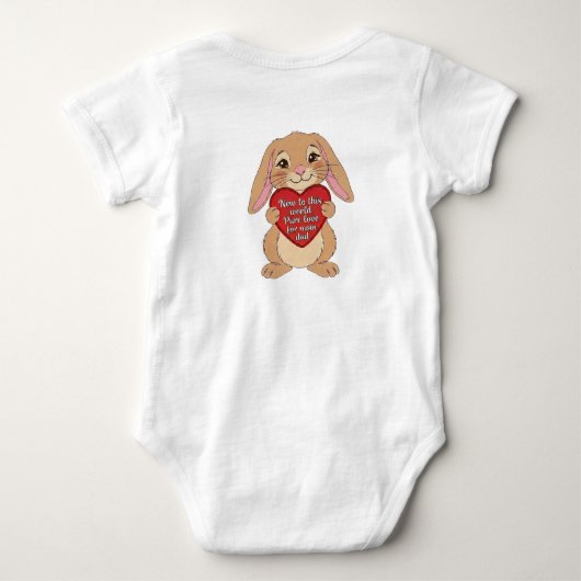 Bayb pak met liefde romper (Achterkant)