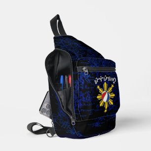 Baybayin Filipijns Basketbal Sling Bag