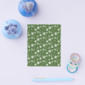Bayberry Green en White Snow Flake Flurries Flyer (Enkel)