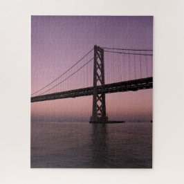 Baybridge onder Pink Sky Legpuzzel
